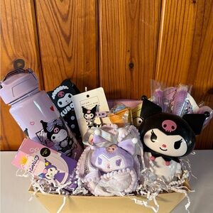 Cute Kuromi Gift Set with Purple Accents